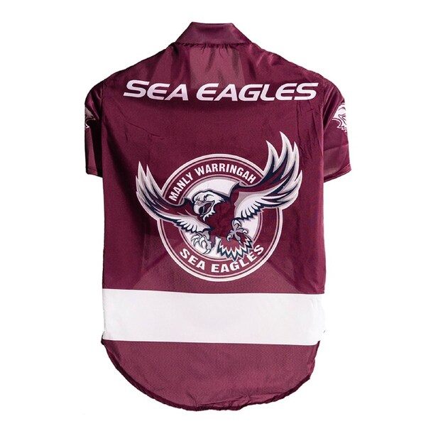 NRL Manly Sea Eagles Pet Dog/Puppy Sports Breathable Jersey Clothing/Costume L