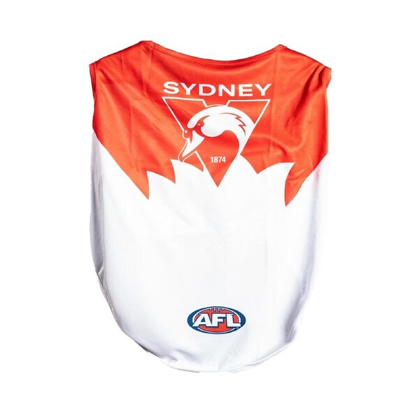 AFL Sydney Swans Pet Dog/Puppy Sports Breathable Jersey Clothing/Costume M