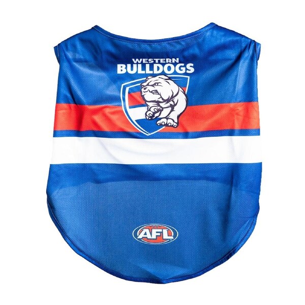 AFL Western Bulldog Costume Pet Dog/Puppy Sports Breathable Jersey Clothing M