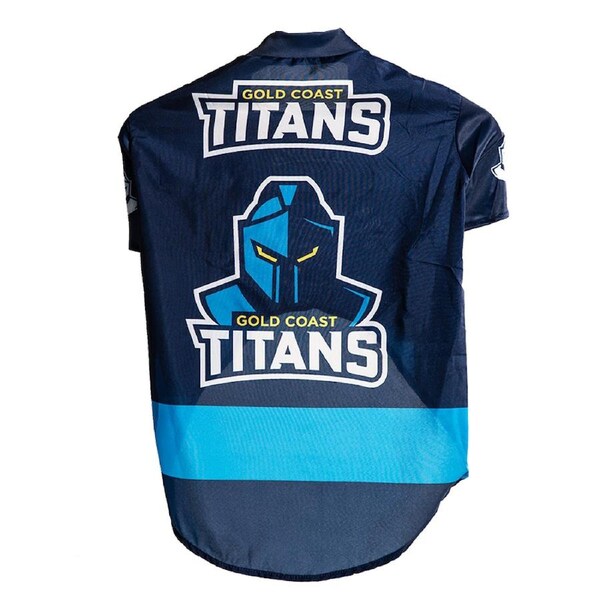 NRL Gold Coast Titans Pet Dog/Puppy Sports Breathable Jersey Clothing/Costume S