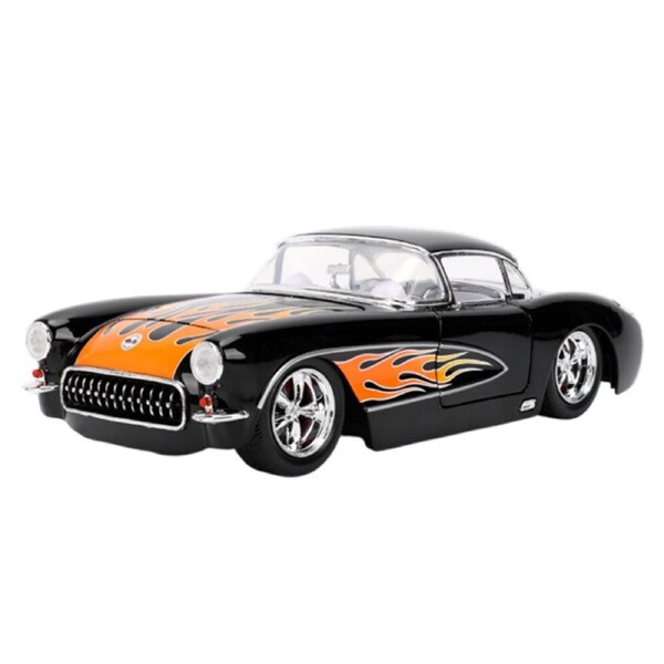 Jada 1:24 Scale Big Time Muscle 1957 Chevrolet Corvette Diecast Car Model
