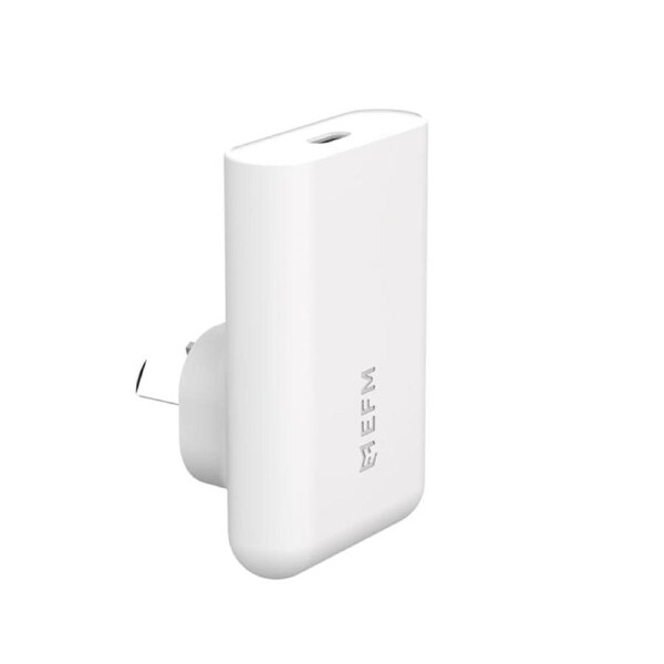 EFM 45W SlimLine Wall Charger with GaN, Power Delivery and PPS - White