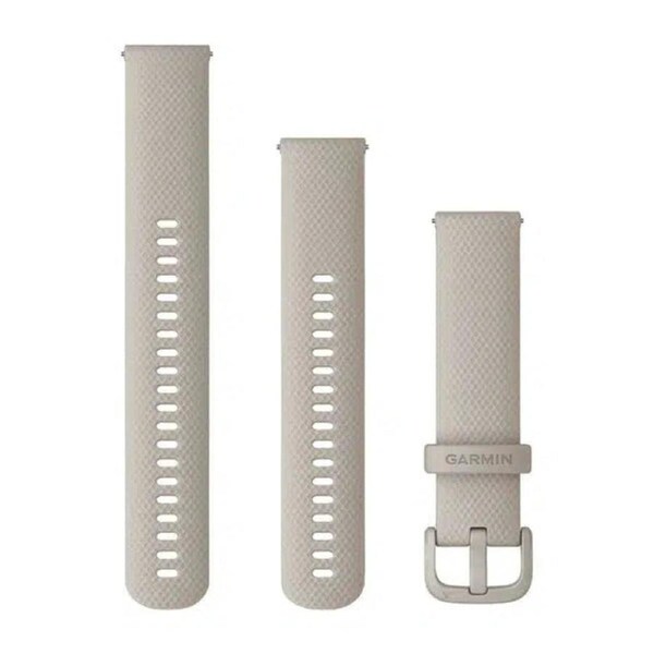 Garmin Quick Release 20mm - French Gray Silicone with Grey Hardware