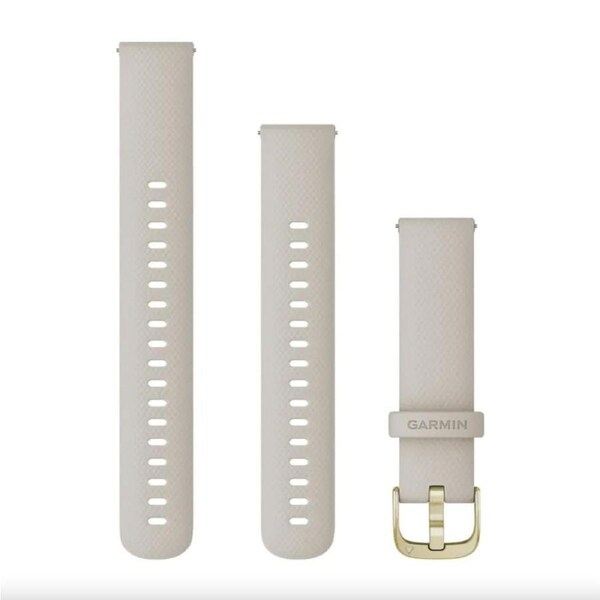 Garmin Quick Release 18mm - Light Sand Band w/light Gold Silicone Band