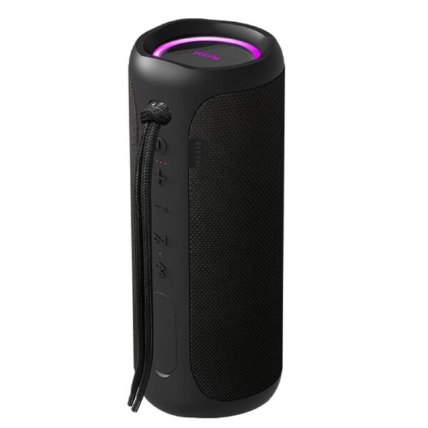 EFM Austin Pro 40W Bluetooth Speaker with Subwoofer & LED Colour Glow - Charcoal Black