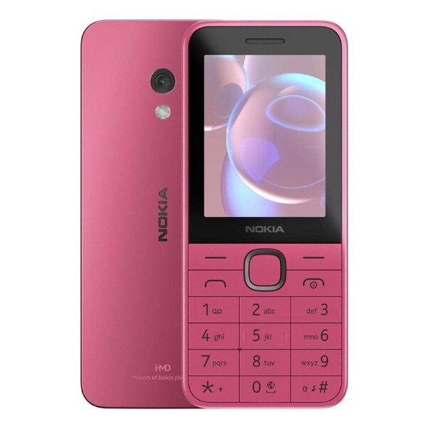Nokia 225 4G Dual SIM Unlocked Keypad Phone - Pink