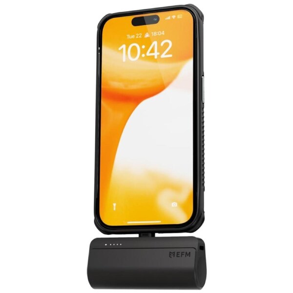 EFM Power On-The-Go Twin Pack for all USB-C Devices - Black
