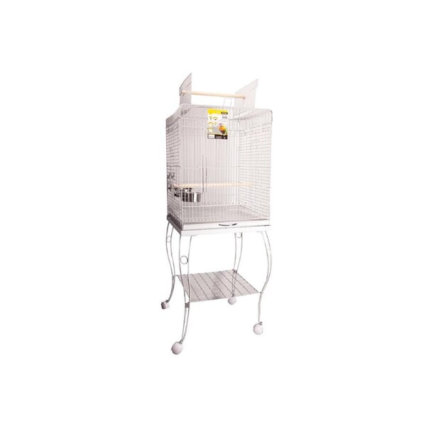 Avi One Cage 5050 Open Top With Stand Silver
