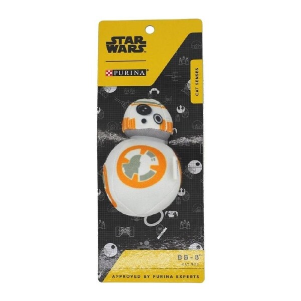 Purina Total Care Star Wars BB-8 Cat Toy – Interactive Plush Droid