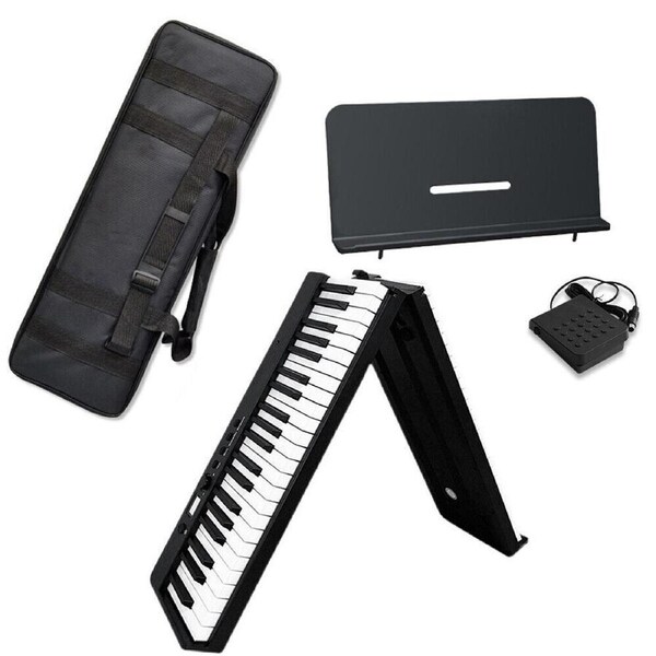 88-Keys Foldable Piano Multifunctional Digital Keyboard for Beginner