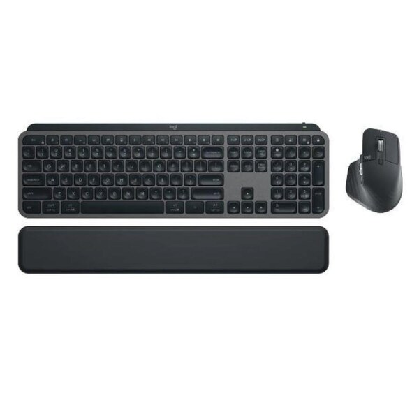 LOGITECH MX KEYS S COMBO Performance Combo: MX Master 3S, MX Keys S & MX Palm Rest 8000 DPI (Graphite)