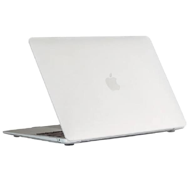 PHONIX Hardshell Case for MacBook Air (13.3') (A1932/A2179/A2337) Glassy Matte (Clear) - Protects from Scrapes & Scratches, Anti-Slip, Ultra-Slim