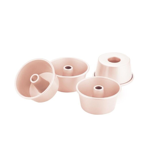 Chefmade Non-Stick Mini Angel Food Cake Pan 9cm - Set of 4