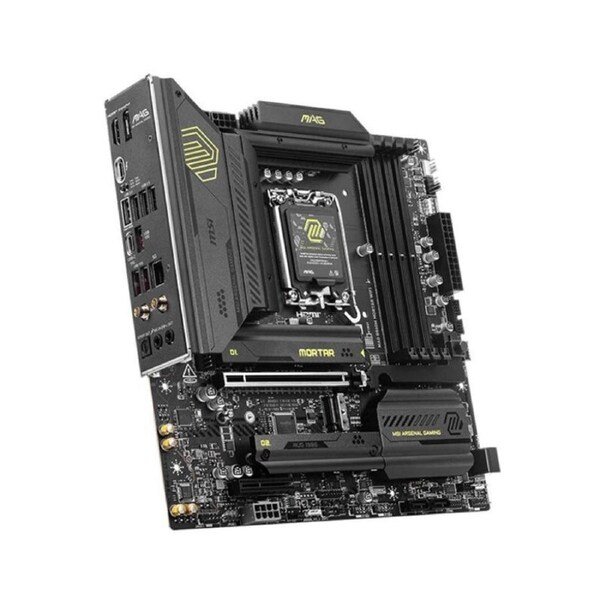 MSI MAG B860M MORTAR WIFI Gaming Desktop Motherboard - Intel B860 Chipset - Socket LGA-1851 - Micro ATX - Core Ultra Processor Supported - 256 GB RAM