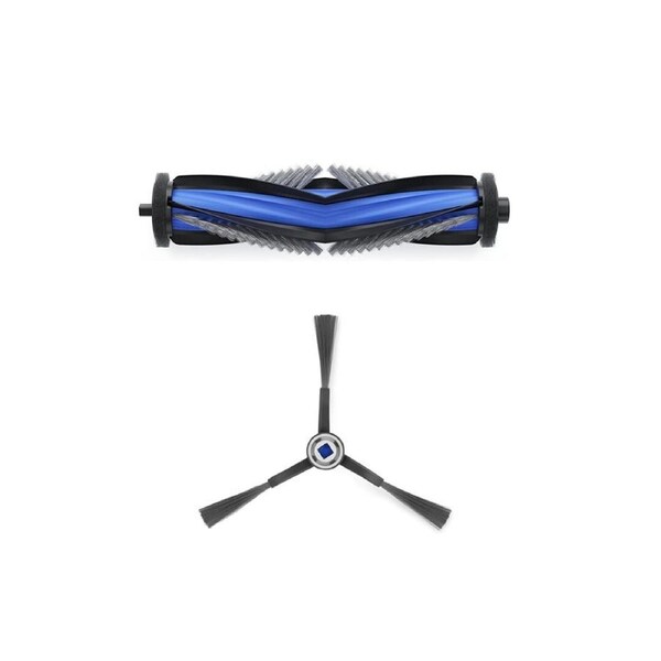 iDeer life Brushes (1 Main + 1 Side) Compatible with ECOVACS X8/T50 Robot Vacuum (not for T50 Max Pro)