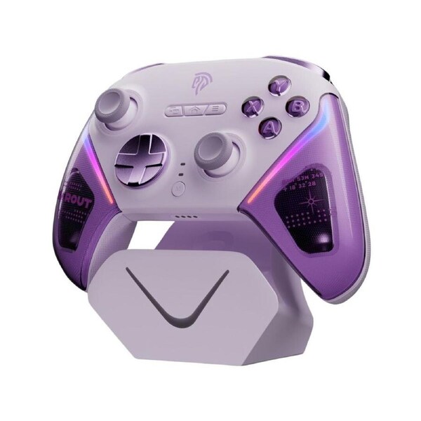 EasySMX D10 Wireless Bluetooth Game Controller with Advanced TMR Sticks (Purple)