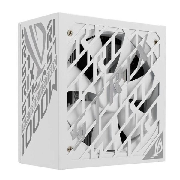 Asus ROG ROG Strix ROG Strix 1000W Platinum White Edition ATX 3.1, ATX12V Power Supply - 1 kW - White - Internal - 120 V AC, 230 V AC Input - 3.3 V -