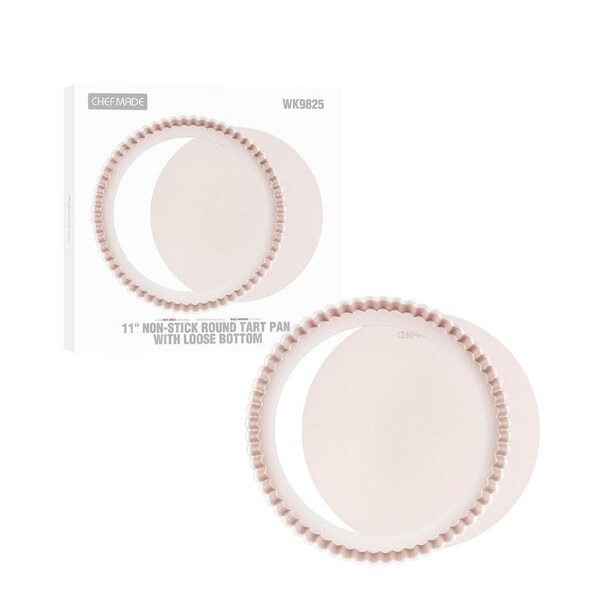 Non-Stick Fluted Tart Pan With Removable Base 28 cm