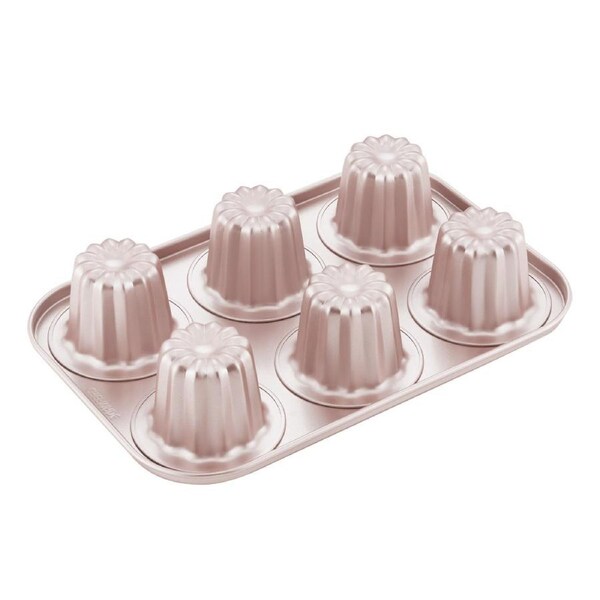 Chefmade 6 Cup Non-Stick Cannele Mould