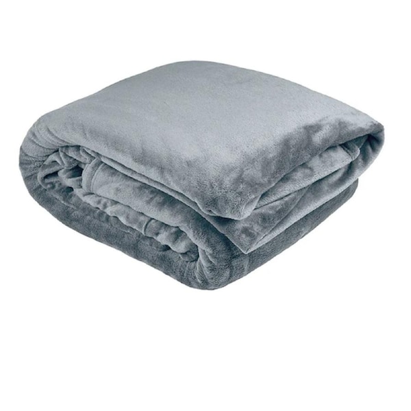 Single Ultraplush Blanket Steel Blue