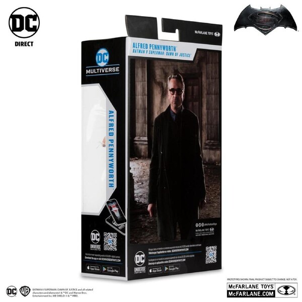 DC Multiverse Batman VS Superman Dawn of Justice Alfred Pennyworth 7 inch Figure