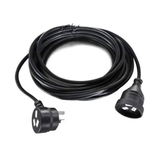 Power Cable Extension Piggy Back 3-Pin AU, white - 5m