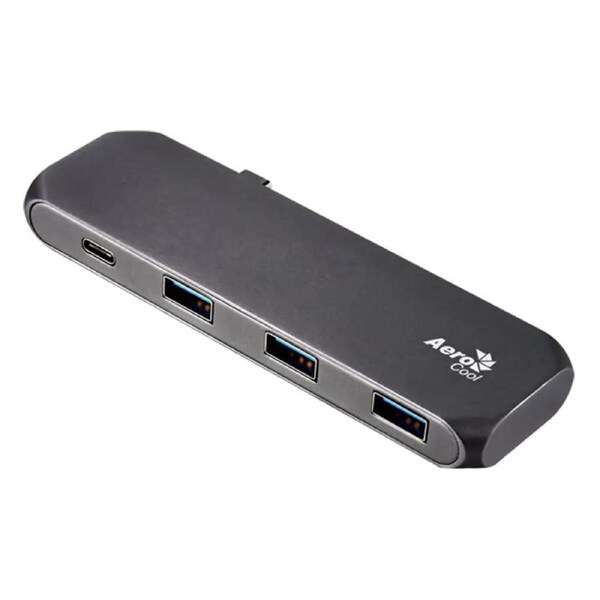 Aerocool Slimline USB Type C Multifunction Hub and Dock (USB 3.0, Card Reader, Type C)