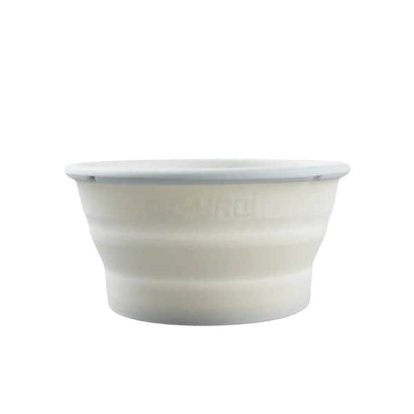 Yaqi Collapsible Silicone Shaving Bowl - White