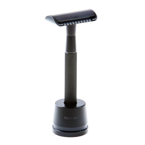 Transform-U Double Edge Safety Razor With Stand