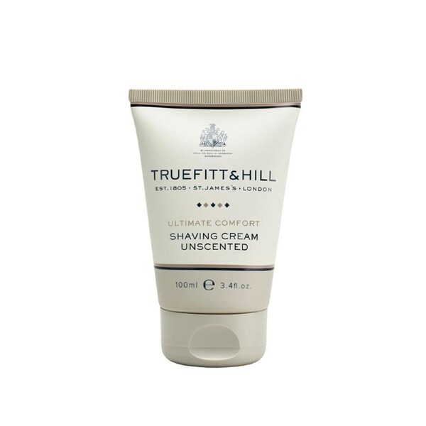 Truefitt & Hill Ultimate Comfort Unscented Shaving Cream Tube - 100Ml