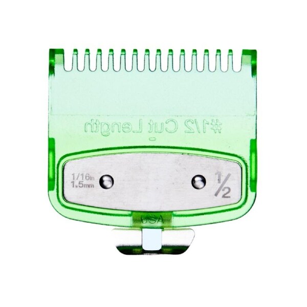 Transform-U Hair Clipper Guide Comb #0.5 - 1.5Mm - Green