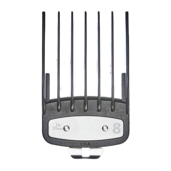 Transform-U Hair Clipper Guide Comb #8 - 25Mm - Black