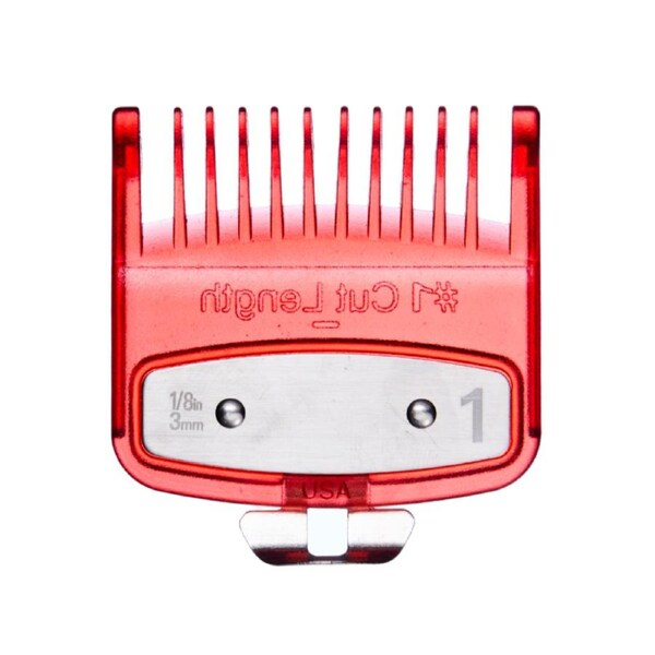 Transform-U Hair Clipper Guide Comb #1 - 3Mm - Red