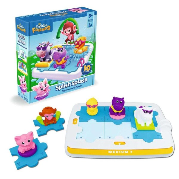 ThinkFun Friends: Splish Splash Puzzle Game