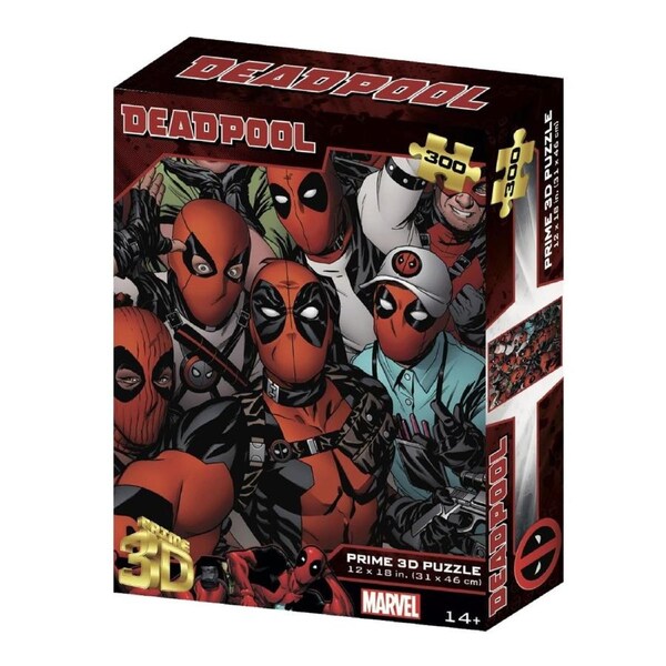 Prime 3D - Marvel Deadpool - 300 Piece 3D Jigsaw