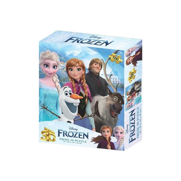 Prime 3D - Disney Frozen - 500 Piece 3D Jigsaw