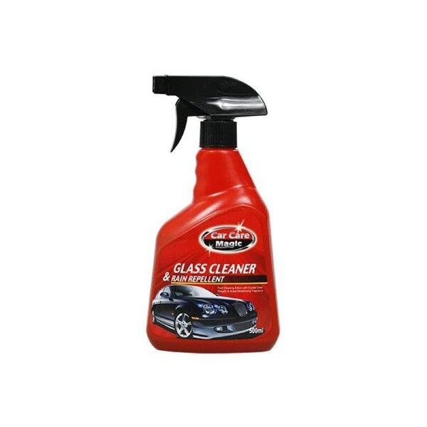 2x500ml Glass Cleaner & Rain Repellent