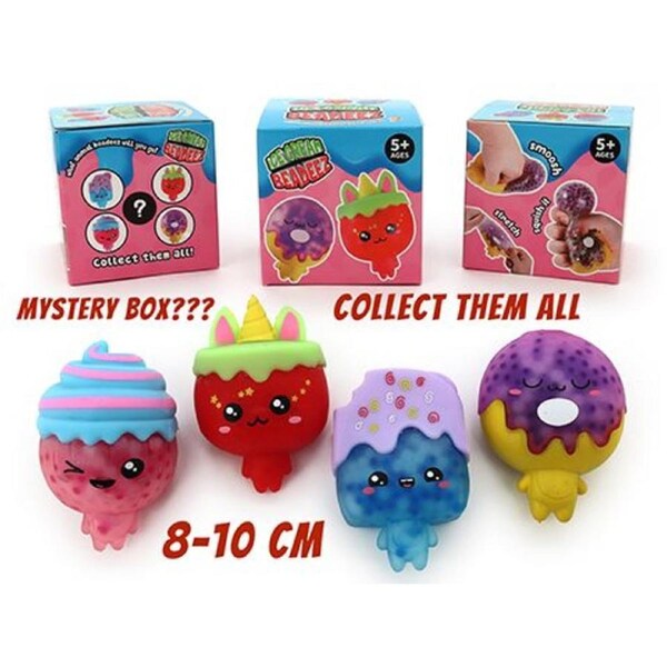 Squishy Water Ice Cream Beadeez 8-10 cm (4 Asstd)