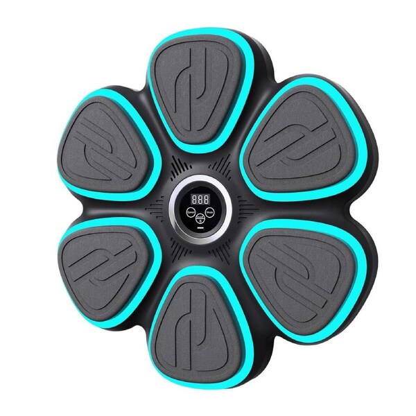 JOYBUY Smart Music Boxing Machine for Men Women, Wall Mounted Bluetooth Music Boxing Machine for Home Workouts and Family Fun, Black