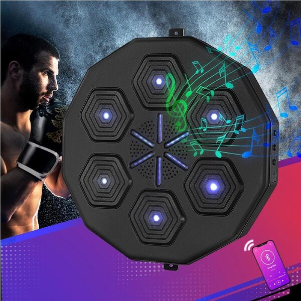 JOYBUY 40cm Everfit Music Boxing Machine Bluetooth Punching Box USB Chargeable