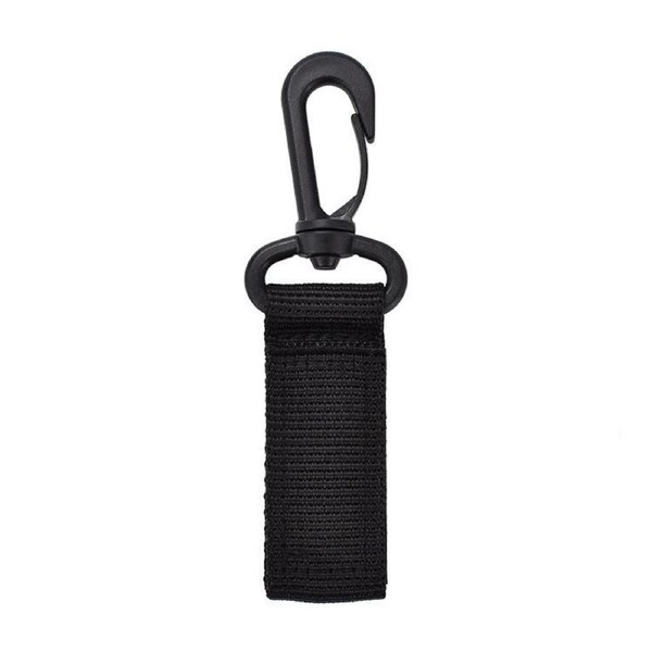 JOYBUY 360?? Rotatable Tactical Belts Buckle Outdoor Climbing Buckle Key Ring 3PCS BLACK COLOR