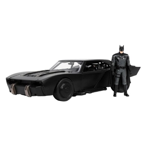 Jada 1:24 Scale The Batman Batmobile With Batman Figurine Diecast Model
