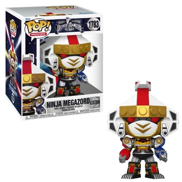 Power Rangers 1995 Ninja Megazord Metallic 6 Inch Funko POP! Vinyl