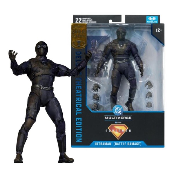 DC Multiverse Superman (2025) Ultraman (Battle Damage) Deluxe Theatrical Edition Gold Label 7 inch Action Figure