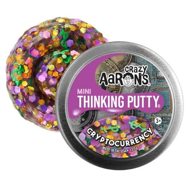 Crazy Aarons Mini Thinking Putty - Cryptocurrency