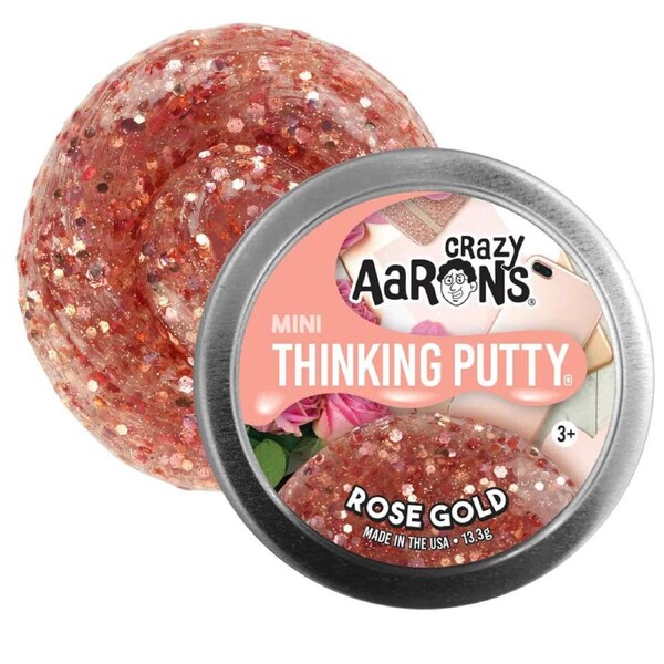 Crazy Aarons Mini Thinking Putty - Rose Gold