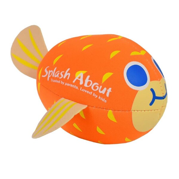 Neoprene Pufferfish Pool Ball Orange