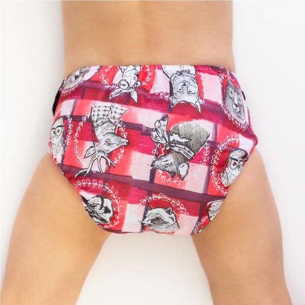 Designer Bums Reusable Nappy Lumberjack Hipster