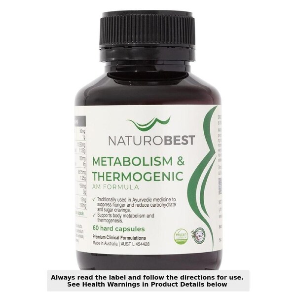 NaturoBest Metabolism & Thermogenic AM Formula 90 Capsules