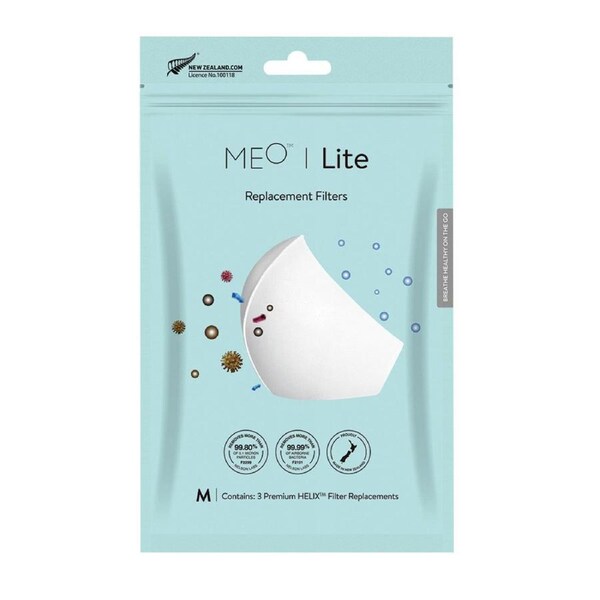 MEO Lite Helix Replacement Filter Medium x 3 Pack